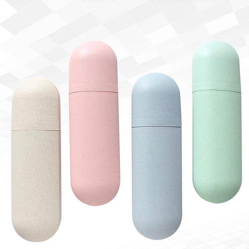 4pcs Portable Toothbrush Cases Toothbrush Containers Toothbrush Storage Boxes Toothbrush Cases for Outdoor Travel - Image 5