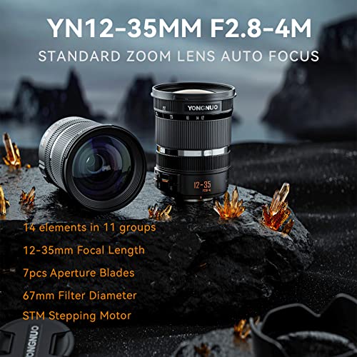 YONGNUO YN1235mm F284M Standard Zoom Lens ASPH Auto Focus for Micro Four Thirds Cameras Panasonic LUMIX Professional Camera Lens - Image 3