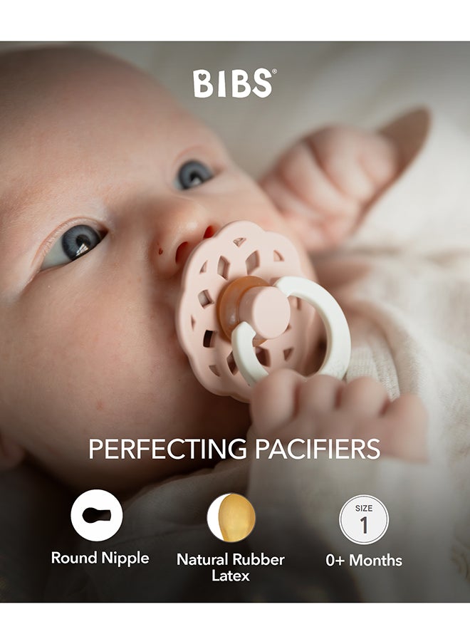 BIBS - عبوة من 2 أحمر خدود بوهيم لاتكس S1 توهج وفانيليا جلو - Image 1