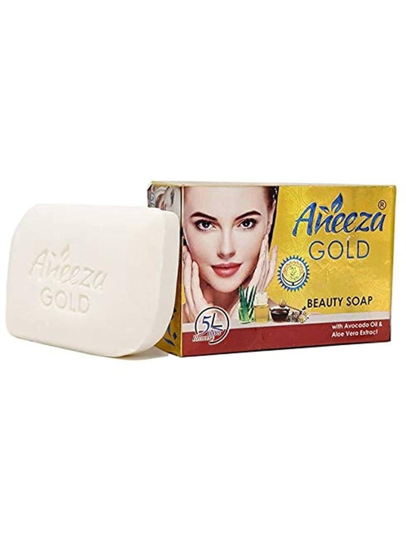 أنيزا صابون التبييض الذهبي مع الأفوكادو والصبار 90 جم