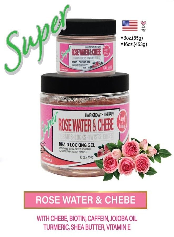 NEXT IMAGE - Braid Locking Gel Super Hold [Rose Water] - Image 3