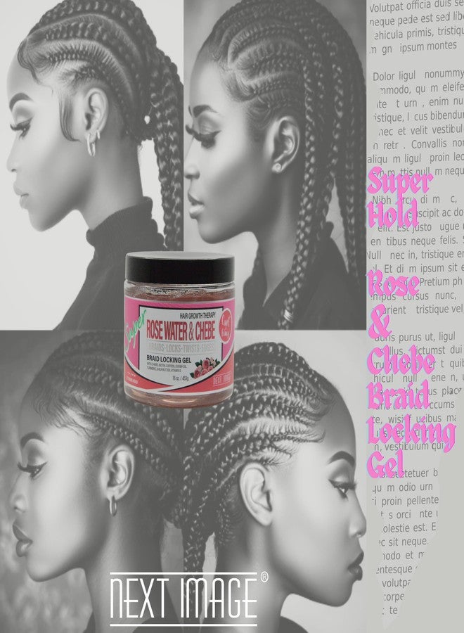 NEXT IMAGE - Braid Locking Gel Super Hold [Rose Water] - Image 4