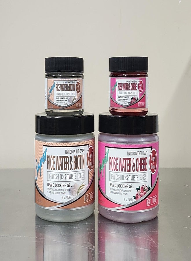 NEXT IMAGE - Braid Locking Gel Super Hold [Rose Water] - Image 5