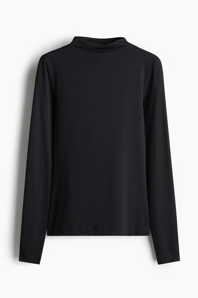 H&M Turtleneck Microfibre Top
