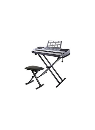 Keyboard Stand and Keyboard Bench Set Double X, Infinitely Adjustable, Heavy Steel Construction and Pure Locking System Support Stand, for Keyboard and Digital Piano-Black, regular version - pzsku/ZA3A8DA8009AA93156F4BZ/45/_/1695299378/1ac5bc48-7566-4148-96a5-a537860124b7