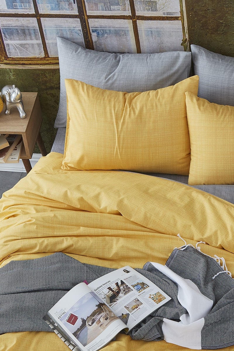Bonjardin Home Cotton Reversible Double Duvet Cover Set  - Image 2