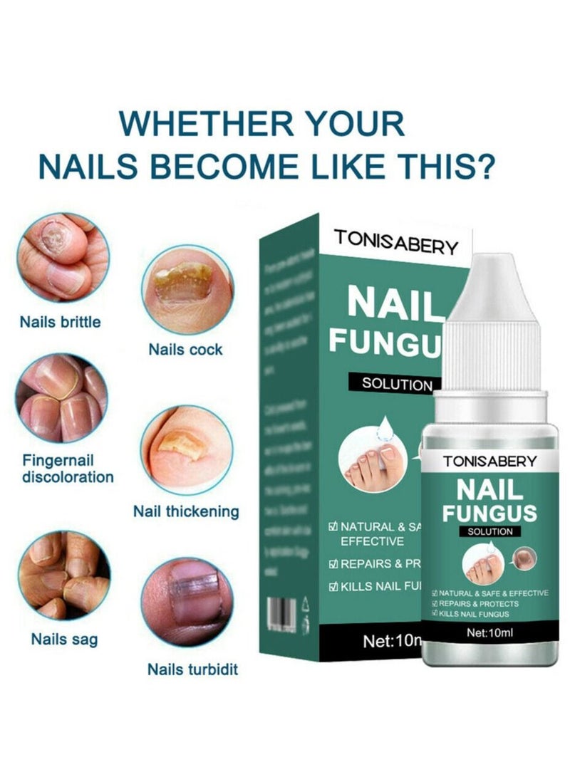 TONISABERY مصل إصلاح الأظافر الفطرية للعناية بالقدمين وعلاج الفطريات في الأظافر - Image 2