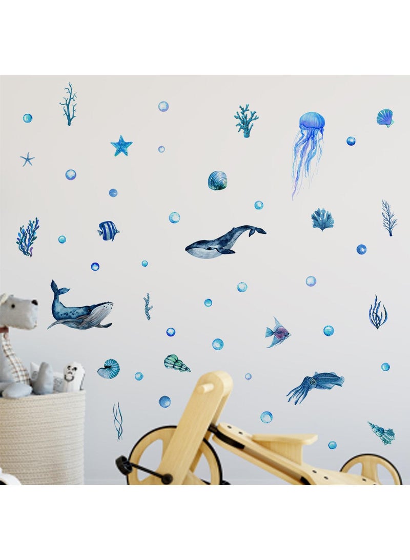 general Underwater World Wall Sticker Night Glow Sticker Children's Room Bedroom Sticker - Image 3