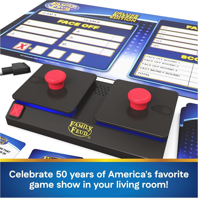 Spin Master Games Family Feud: Deluxe Buzzer Edition Board Game - Image 3