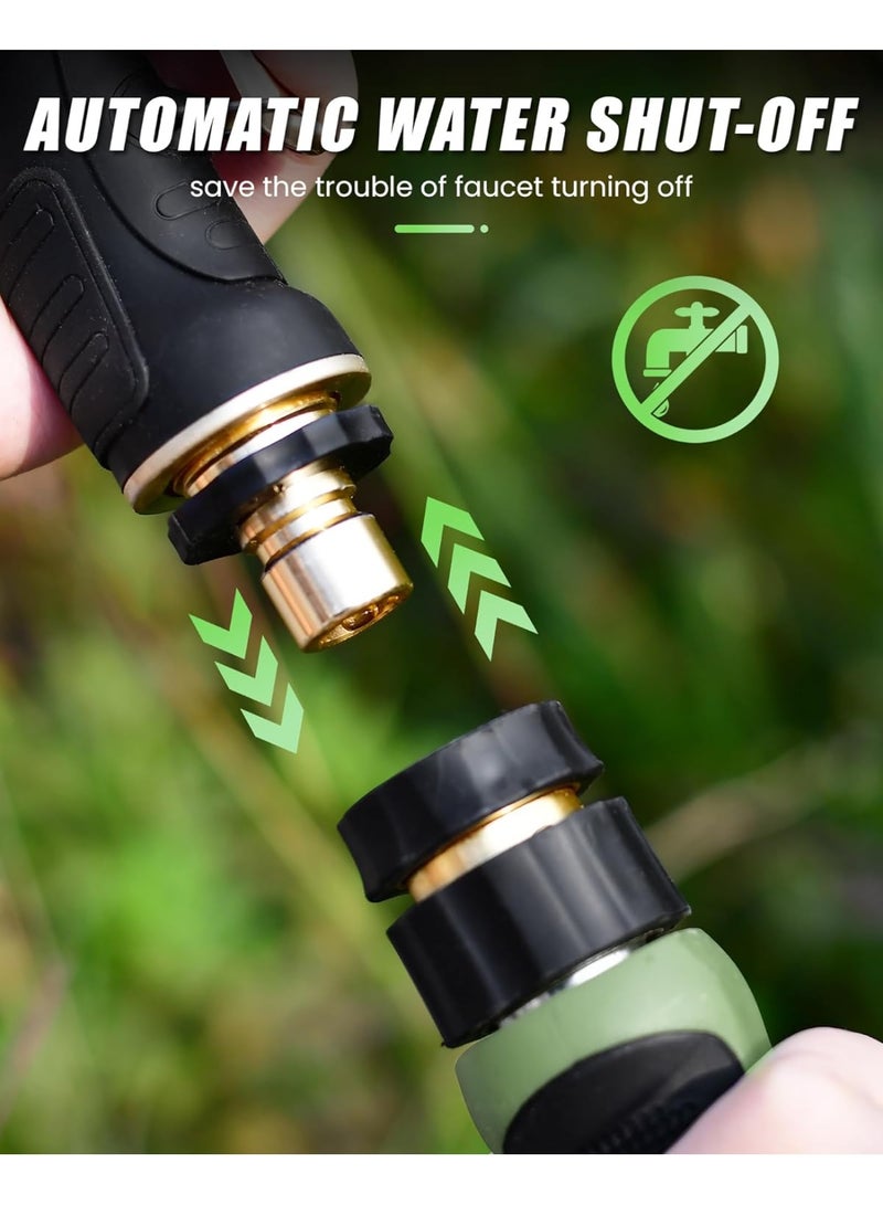 عام رأس فوهة شاحنات المياه، رأس رشاش مياه معدني عالي الجودة مع 9 أنماط رش قابلة للتعديل، رشاش يدوي عالي الضغط للري النباتات، المروج، غسل السيارات والحيوانات الأليفة - Image 4