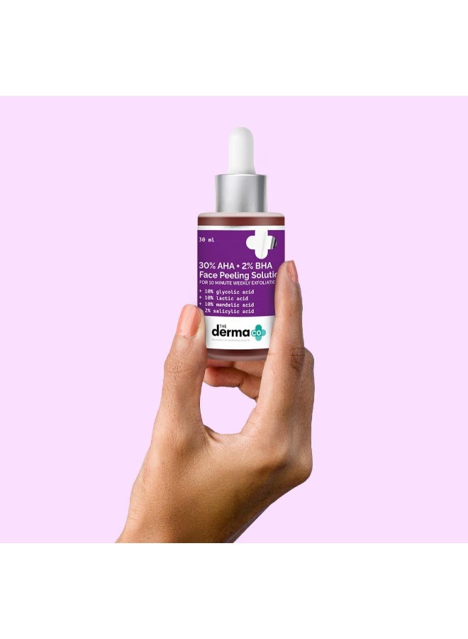 THE derma Co 30% AHA + 2% BHA محلول تقشير الوجه - 30 مل - Image 2