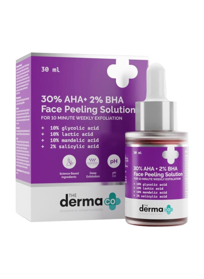 THE derma Co 30% AHA + 2% BHA محلول تقشير الوجه - 30 مل - Image 1