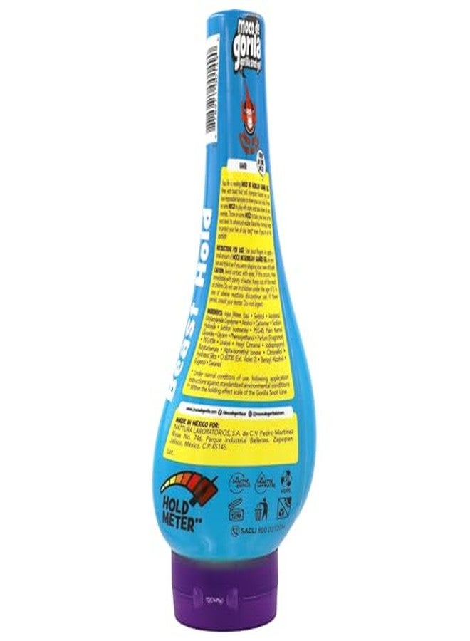 موكو دي غوريلا غيمر، جل تصفيف الشعر، تثبيت طويل الأمد، قابل لإعادة التنشيط بالماء، عبوة من 3 زجاجات سعة 11.92 أونصة لكل منها، 3 زجاجات قابلة للعصر. - Image 4