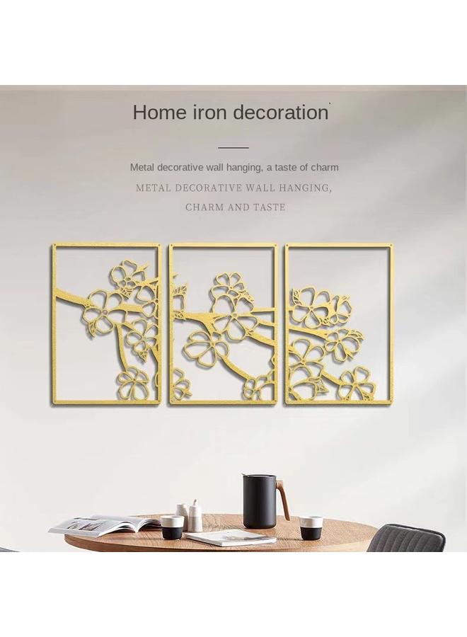 Bluejw Decorative Wall Stickers Window Showcase Line Laser Plum Blossom Woman Wrought Iron Metal Wall Stereoscopic Pendant - Image 2