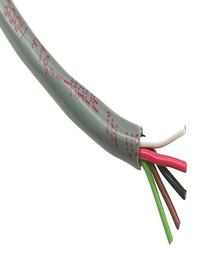 سلك Xytronic Jameco Valuepro 5411-CL، 5 موصلات، مطلي بالكروم، مقاس 22 AWG، مجدول غير محمي، طول 100 قدم، أسود