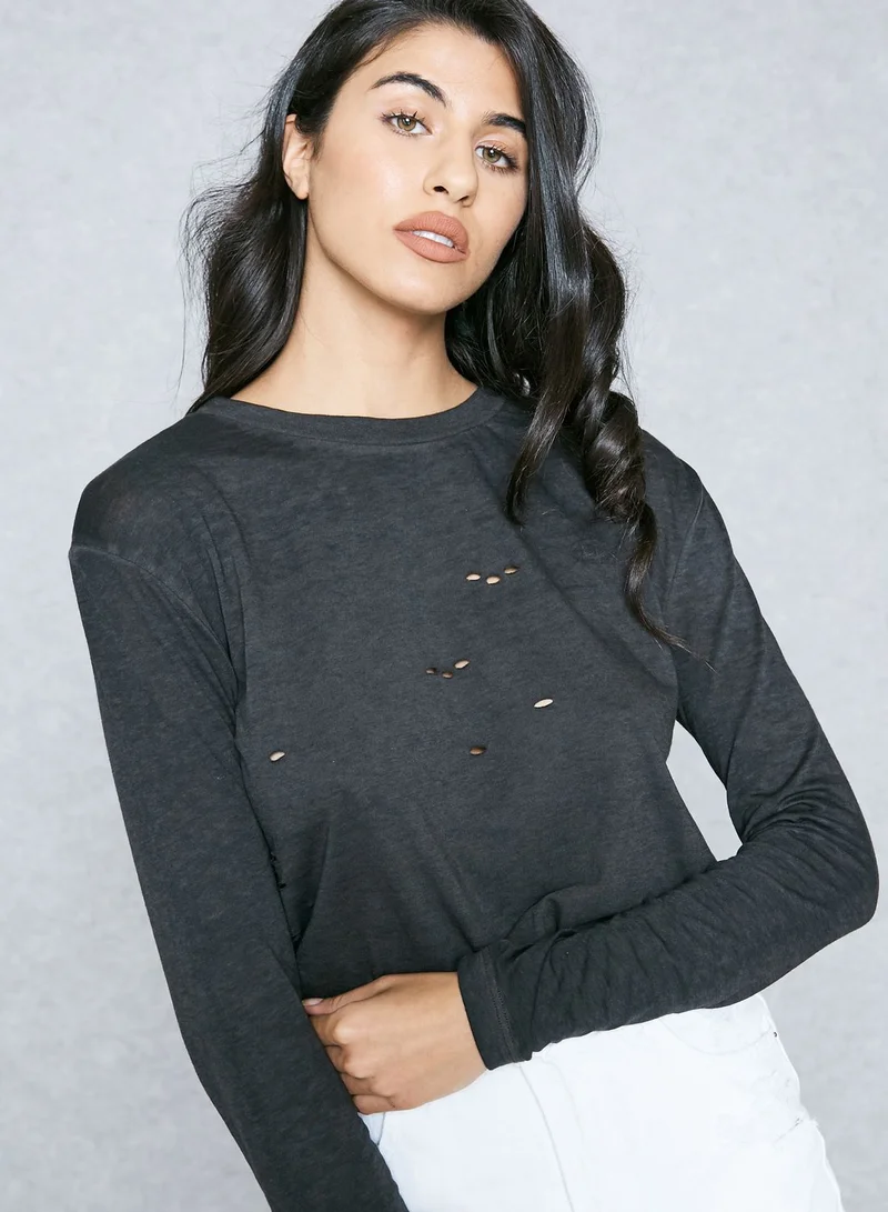TOPSHOP Acid Wash T-Shirt