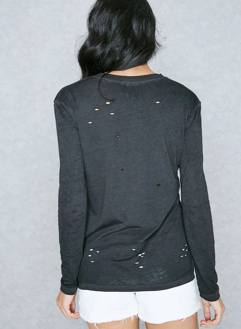 TOPSHOP Acid Wash T-Shirt