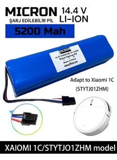 Xiaomi Mi Vacuum Mop 2in1 xiaomi 1c STYTJ01ZHM Robot Vacuum Cleaner Battery 14.4V 5200MAH High Capacity