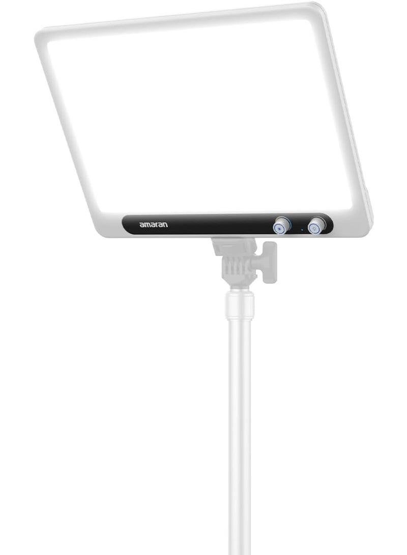 Aputure Amaran Verge LED Light Panel (White) | Compact RGBWW Desk Light for Creators & Streamers | App-Controlled with Full Color Spectrum - Image 1