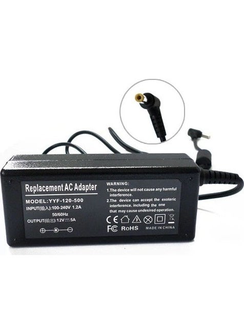 Ata Elektronik - Benq FP783 FP2081 FP450 FP547 FP553 FP563 FP557 FP591 LCD TV Monitor Monitor Adapter 12 Volt 5 Ampere 60W 5.5mm 2.5mm - Image 1