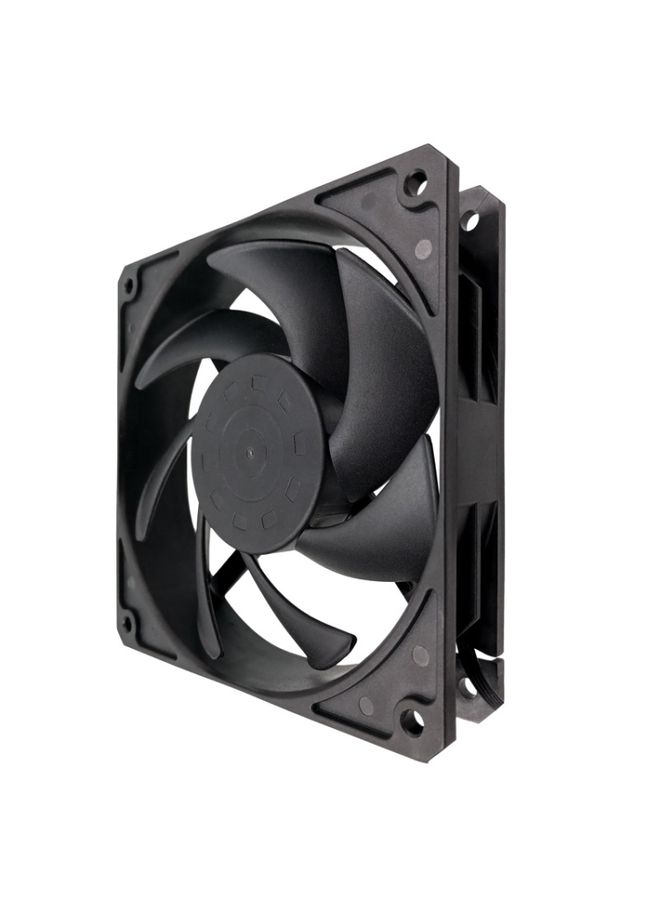 BURAQ MF14025 4pin High Air Volume Low Noise High Wind Pressure FDB Magnetic Suspension Chassis Fan 2000rpm (Black)  - Image 2