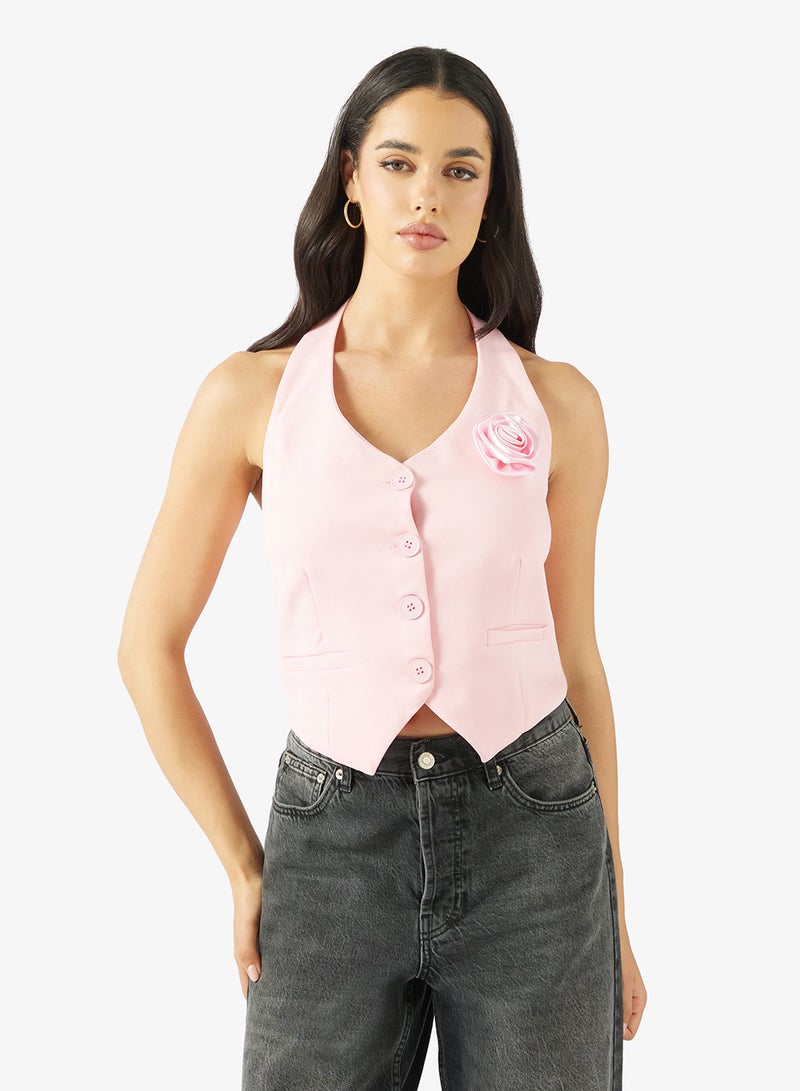 Ginger Button Down Vest - Image 1