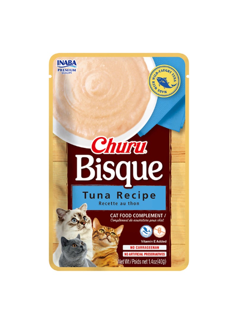 INABA Churu Bisque Tuna Recipe Wet Cat Food Wet Food 40g - Image 1