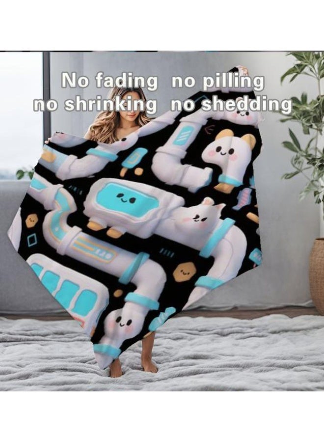 general Baby and children's cartoon flannel thin blanket (warm and comfortable, suitable for sleep, game use) 70cm*100cm - Image 4