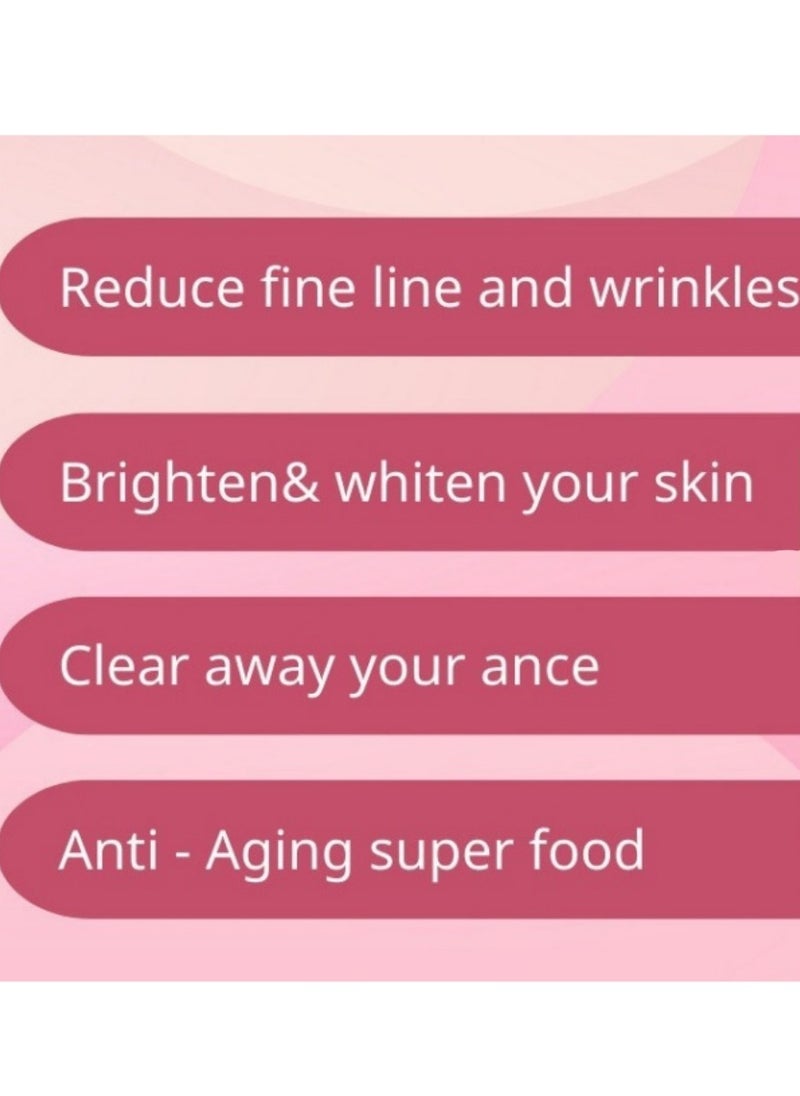 Collagen Glow Anti-Aging Skin Whitening Vitamins Strawberry Flavor