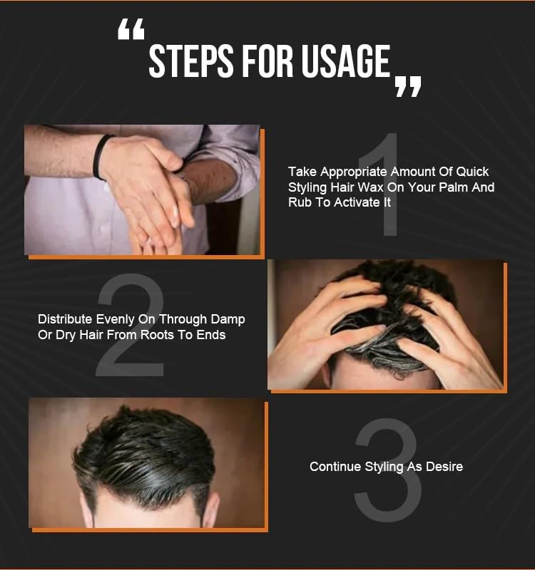 Generic Perfect For Hair Styling Gel Wax For Man And Boys Hair Gel  - Image 4