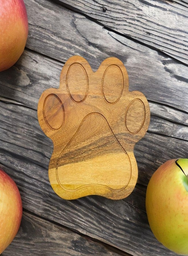 Affinity Decor Funny Paw Shaped Wood Cutting Board for Kitchen with Groove, 10.25"L x 11"W Decorative Funny Paw Charcuterie Serving Board, Cheese Serving Board, Solid Wood Chopping Board - Image 5