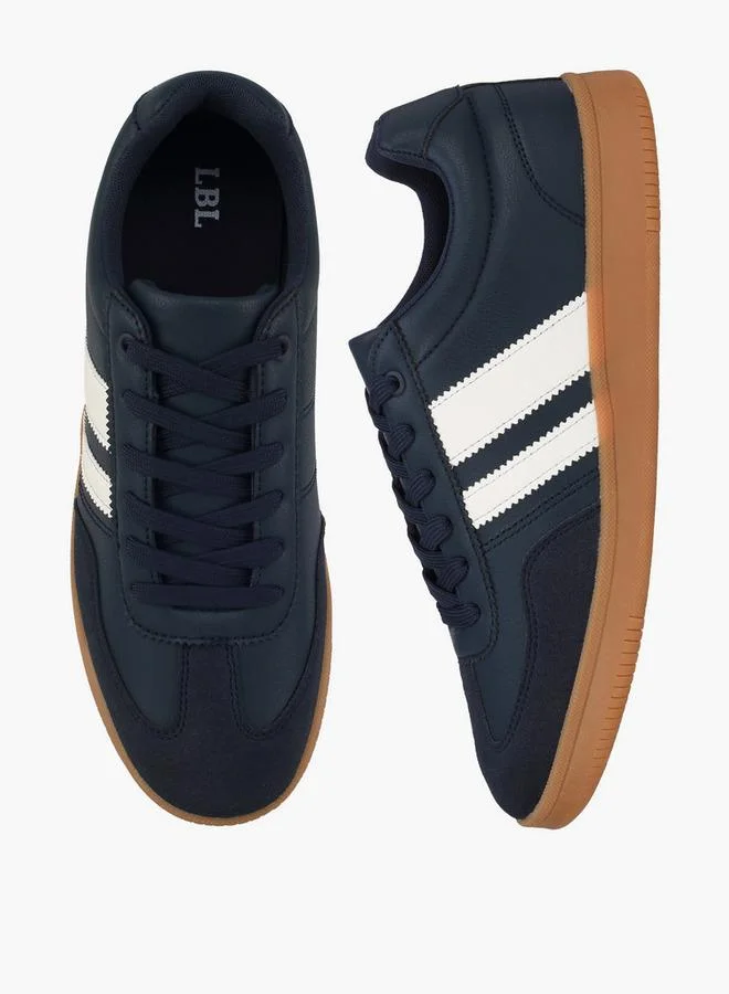 LBL By Shoexpress Men Striped Lace-Up Ankle Sneakers