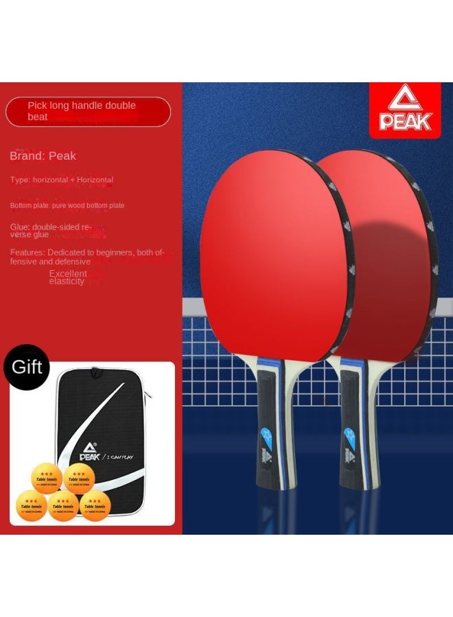 PEAK Professional Table Tennis Rackets For Adults – Shakehand & Penhold Grip - Image 1