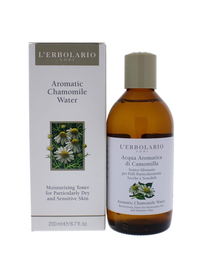 L'Erbolario LErbolario Aromatic Chamomile Water  AlcoholFree Moisturizer for Dry and Sensitive Skin  Gently Removes Impurities  Leaves Skin with A Pleasant Sensation of Freshness  67 Oz Toner 
