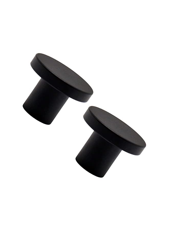 PROMASS Closet Door Knobs, Black Cabinet Knobs for Cabinets and Drawers Round Dresser Knobs with Screws 8 Pack - Image 5