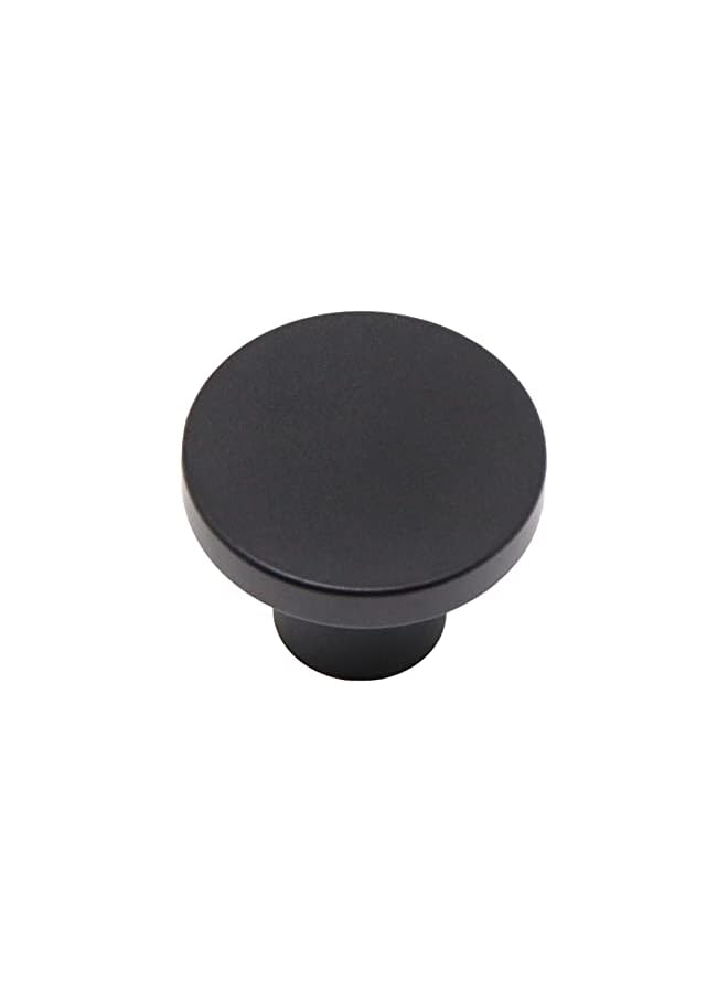 PROMASS Closet Door Knobs, Black Cabinet Knobs for Cabinets and Drawers Round Dresser Knobs with Screws 8 Pack - Image 4