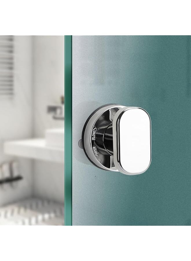 PROMASS 2 pieces of strong cup glass mirror handle, super vacuum cup bathroom sliding door handle drawer, suitable for, window, cabinet, bathroom, knob furniture control  - Image 2