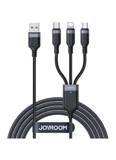 Speedy Series 6-in-1 Fast Charging Cable USB-A+TypeC to L+C+M - SA21-2T3