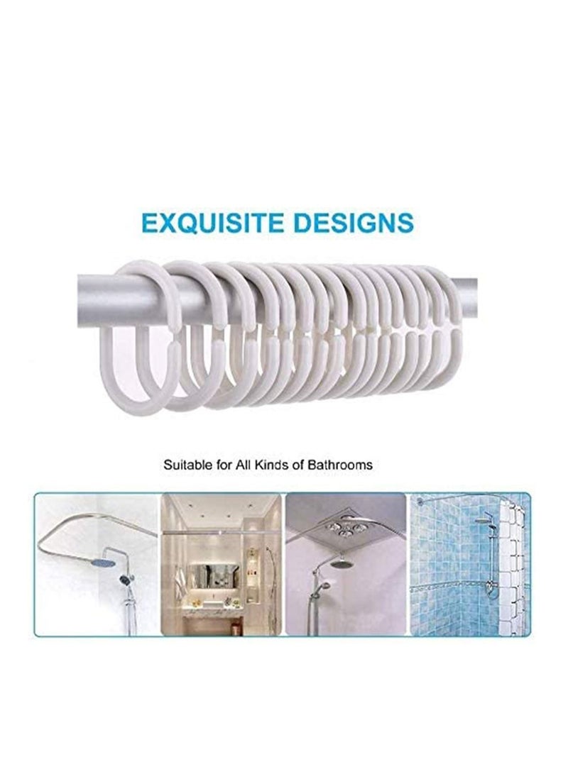 SYOSI Shower Curtains, Durable Fashion Curtain, Waterproof Polyester Fabric Bathroom Shower Curtain, Bathroom Shower Curtain Liner Mildew-Resistant Anti-Bacterial 3D Digital Printing - Image 4