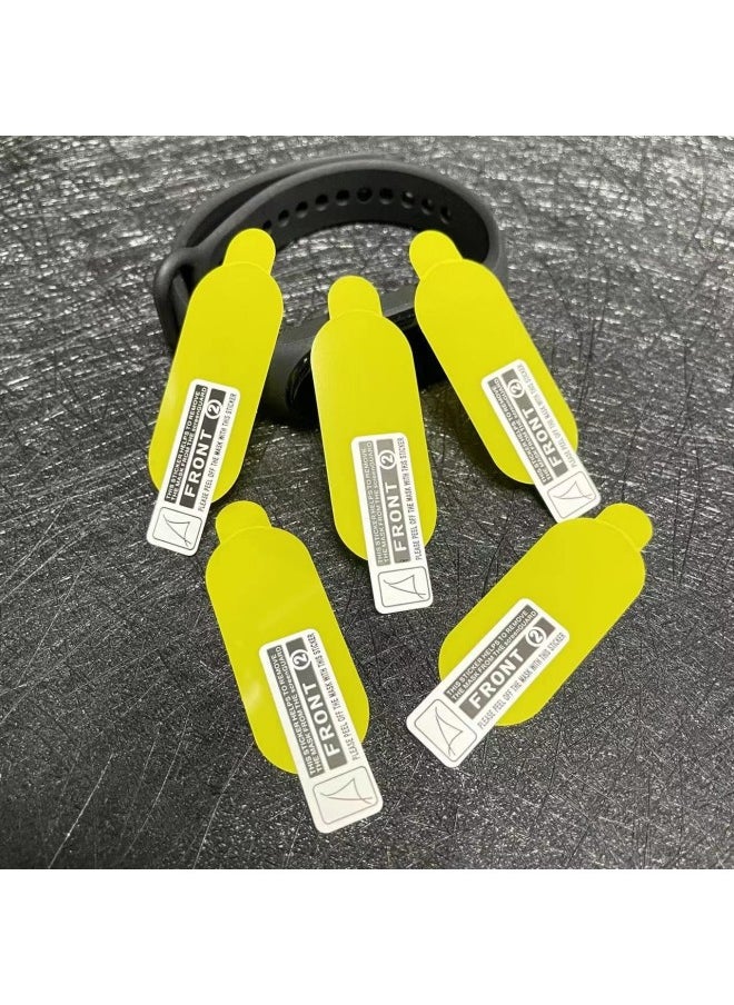 Generic - Suitable For Millet Bracelet 9 Hydraulic Film 8pro Tempered Soft Bracelet 7nfc Protective Film Curved Surface Full Screen Cover Composite.-color:Curved Surface Coverage Composite Hot Bending Film (1 Piece In Box)-size:Suitable For Xiaomi Mi Band 5/6 - Image 1