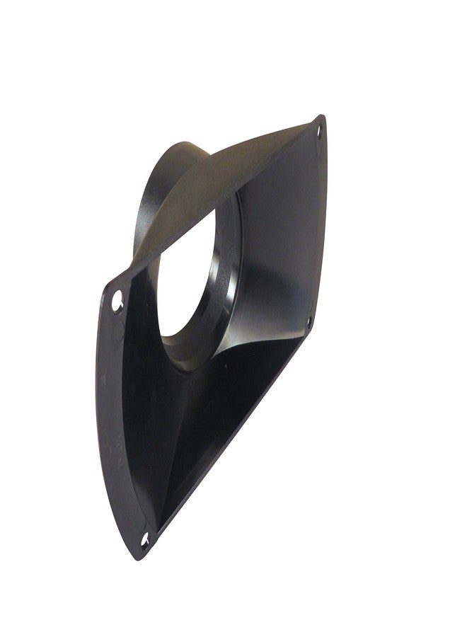 Taytools 9.5" x 4.5" x 3.5" Deep ABS Plastic Dust Hood with 4" OD Opening for Dust Collector Systems 73478 - Image 1