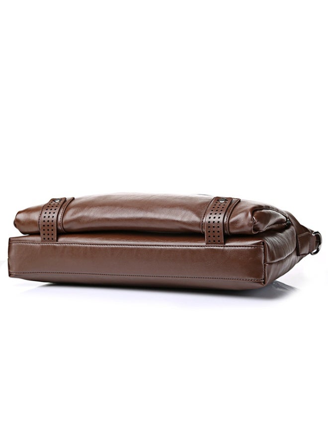 Leather Messenger Bag for Men, Small Leather Sling Shoulder Bag Messenger Pack for Men, Man Purse  - Image 3