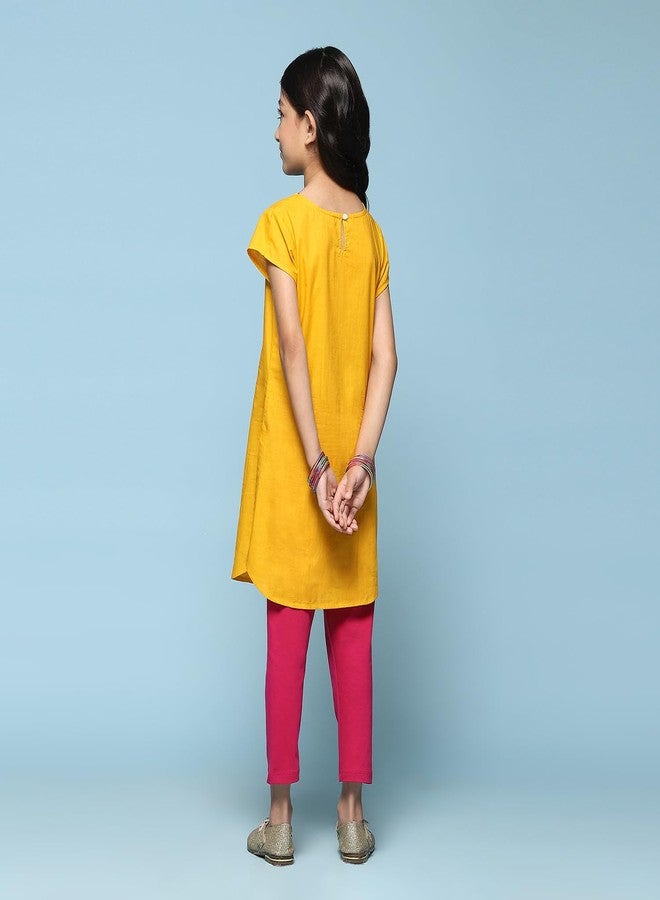 Biba Girls SOLID STRAIGHT KID(KW3744_YELLOW_13) - Image 4