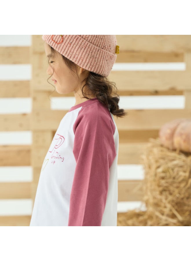 Papapapa Spring And Autumn Baby Boys And Girls Printed Raglan Sleeve T-shirt Soft Breathable Long Sleeve - Image 1
