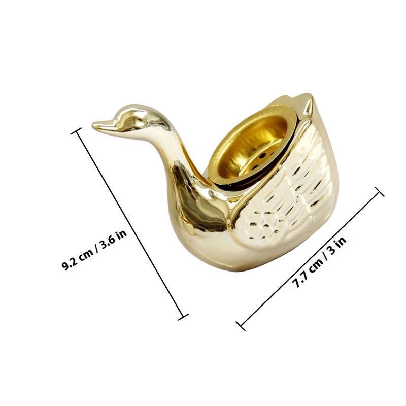 European Style Desktop Swan Style Incense Burner Cone Incense Holder Middle East Arab Incense Furnace - Image 2
