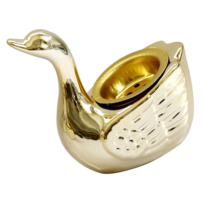 European Style Desktop Swan Style Incense Burner Cone Incense Holder Middle East Arab Incense Furnace - Image 1