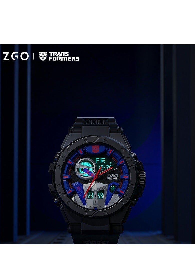 ZGO Co Branded Student Gift Waterproof Night Light Multifunctional Sports Electronic Watch - Image 2