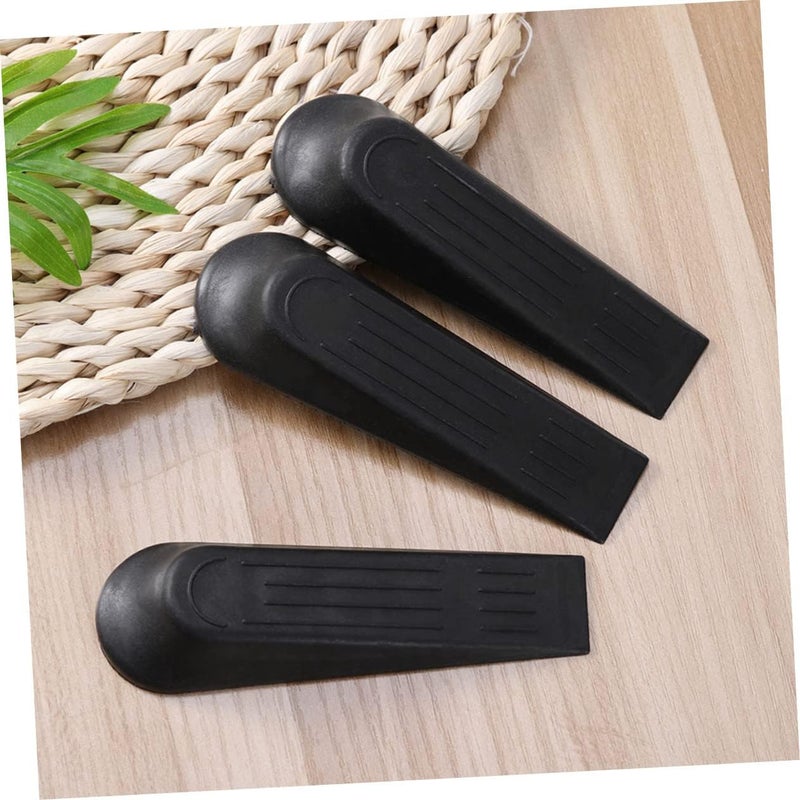 MySouqEg | 2 Door Stops Door Buffers for Home Bathroom Non-Slip Design Wear-Resistant Material Prevent Slamming Finger Injuries (Black) - Image 4