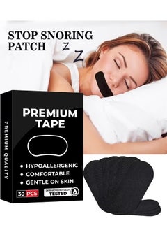 GMORO 30 Pack Sleep Tape Patch Hypoallergenic Breathable Tape Closed Mouth Patch Breathing Patch Micropore Tape Pain Free Removal Latex Free Gentle On Skin Medical Grade No Irritation  - Image 1