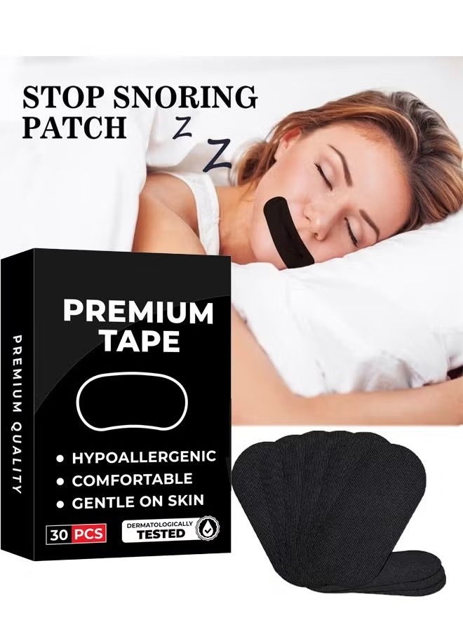 GMORO 30 Pack Sleep Tape Patch Hypoallergenic Breathable Tape Closed Mouth Patch Breathing Patch Micropore Tape Pain Free Removal Latex Free Gentle On Skin Medical Grade No Irritation  - Image 1